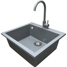 Мийка ADAMANT Univer Сірий + змішувач + дозатор (4824296902104)