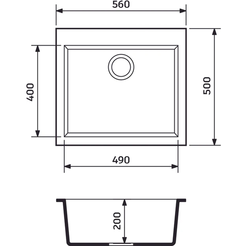 Зовнішній вигляд Мийка ADAMANT Univer Чорний + змішувач (4824296912103)