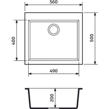 Мийка ADAMANT Univer Чорний + змішувач (4824296912103)