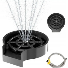 Мийка ADAMANT Univer Чорний + змішувач + дозатор + ополіскувач склянок + коландер (4824296106603)