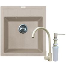 Мийка ADAMANT Brick Avena + змішувач + дозатор (4824296209706)