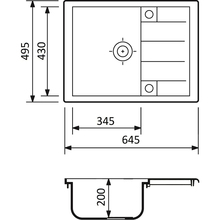 Мойка ADAMANT Anila Grey (100001387)