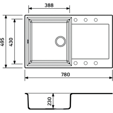 Мойка ADAMANT Horizon Avena (000008540)