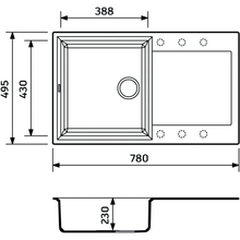 Мийка ADAMANT Horizon Old Stone (000008538)
