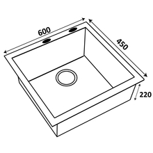 Миття VENTOLUX HMKS 6045 PVD BK 3/0.8 Black (2059765972136)
