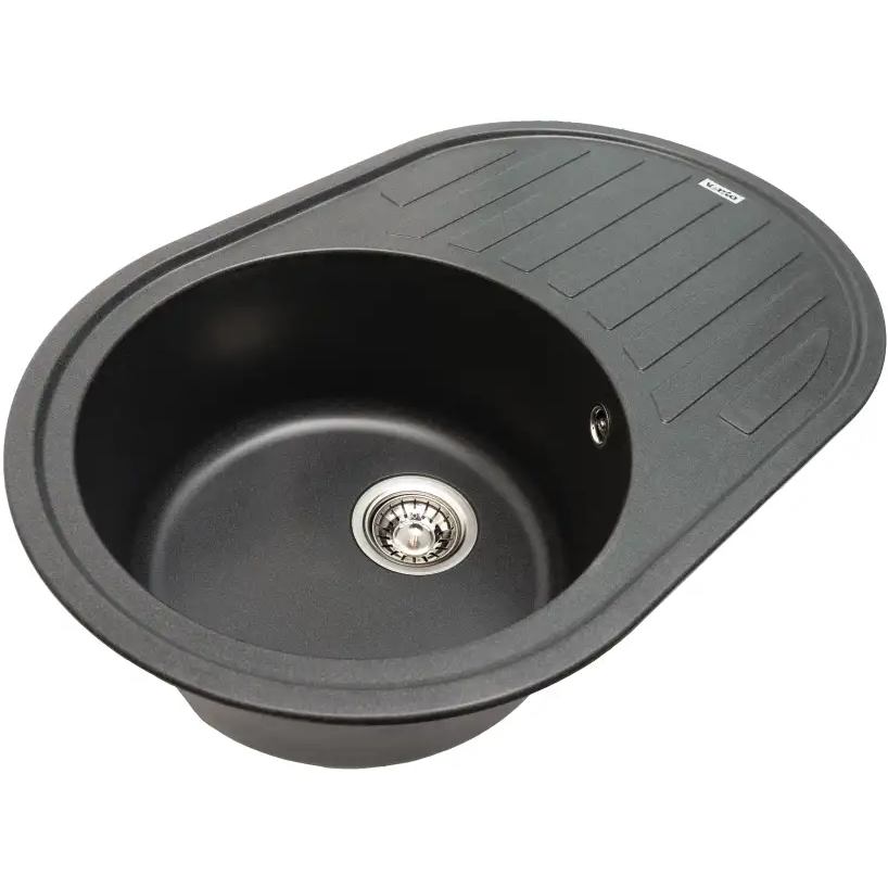 Мойка VENTOLUX EMILIA Black Matt Quartz (2059765967828)