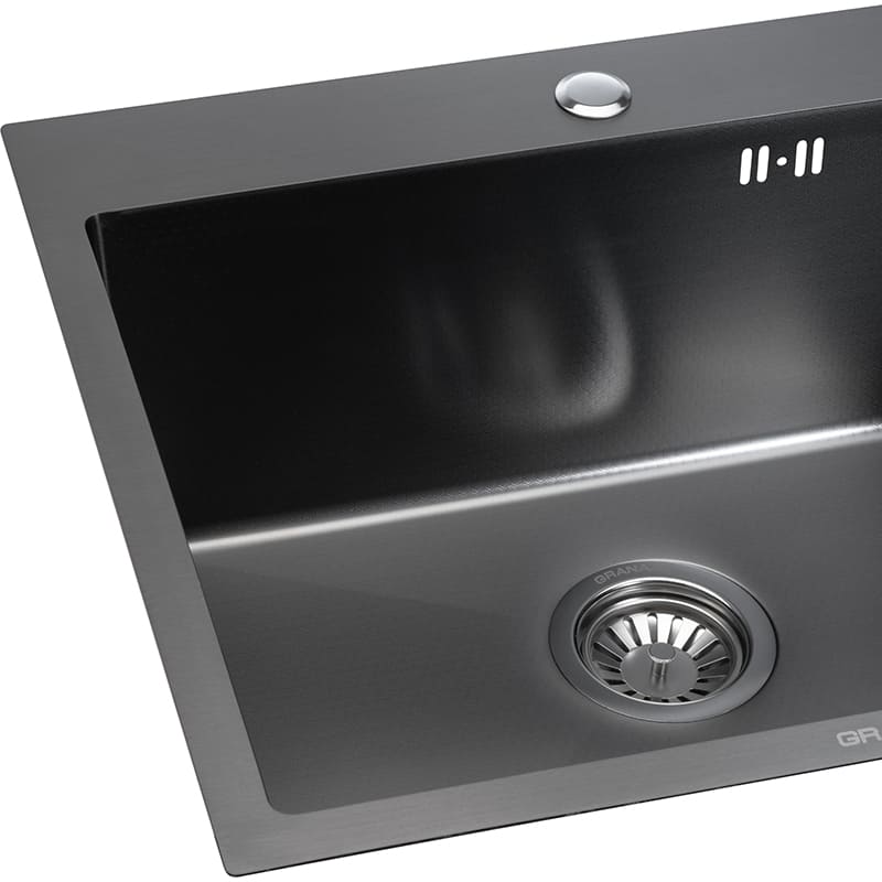 Мийка GRANADO Villena S201 Black Honeycomb (GS03201BH) Матеріал Сталь SS 201