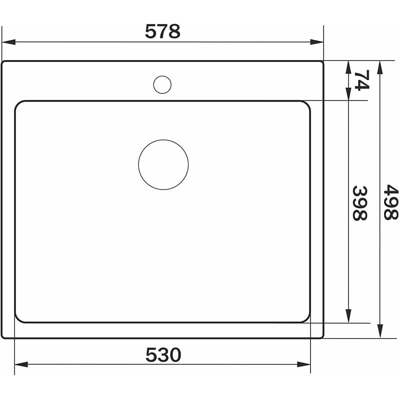 Замовити Мийка GRANADO Villena S304 Honeycomb (GS03304H)