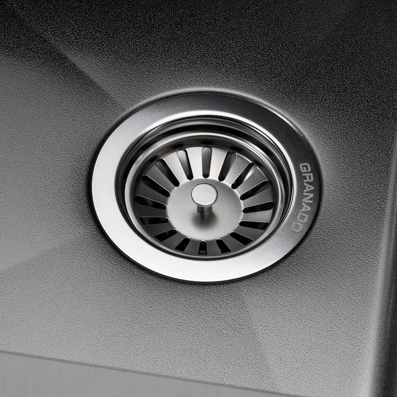 Зовнішній вигляд Миття GRANADO Galera S201 Black Textures (GS0110BT)