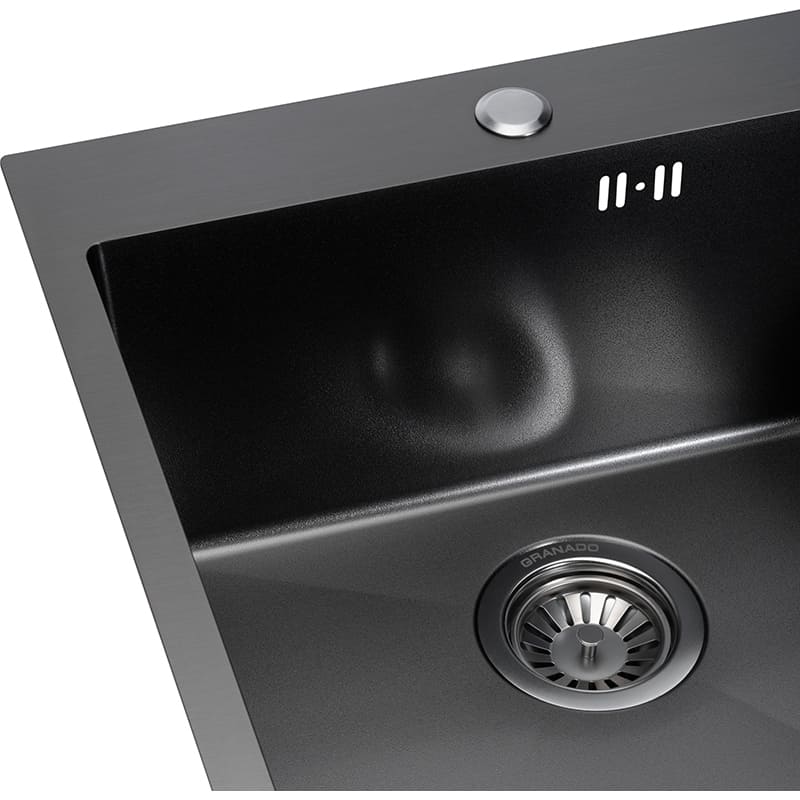 Миття GRANADO Galera S201 Black Textures (GS0110BT) Матеріал Сталь SS 201