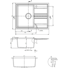 Мийка PERFELLI SILVE PGS 134-64 SAND