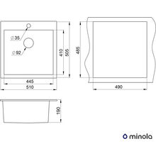 Мийка MINOLA MSG 1050-51 Класик