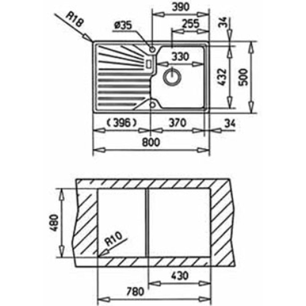 Мойка TEKA CASCAD 45 B-TG (87486) топаз Материал Tegranit