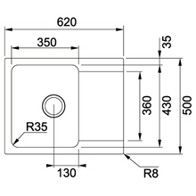 Мойка FRANKE Orion Tectonite OID 611-62 (114.0498.008)