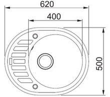 Мийка FRANKE RONDA ROG 611-62 (114.0251.445)