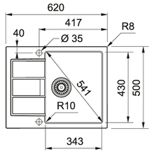 Мойка FRANKE Sirius S2D 611-62 (143.0627.382)