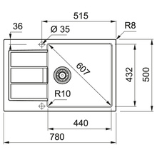 Мойка FRANKE Sirius 2.0 S2D (143.0621.335)