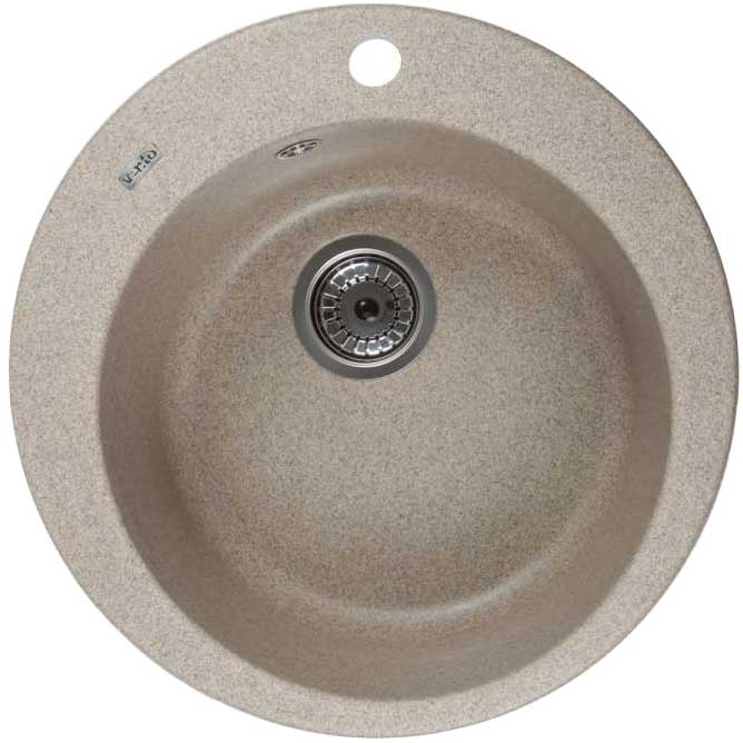 Кухонна мийка VENTOLUX FABIA (BROWN SAND) D500x200