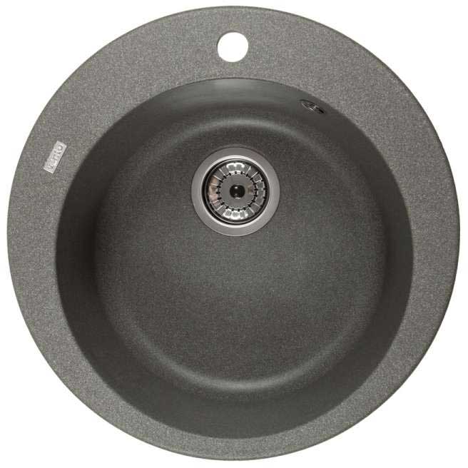 Кухонна мийка VENTOLUX FABIA (GRAY QUARTZ) D500x210