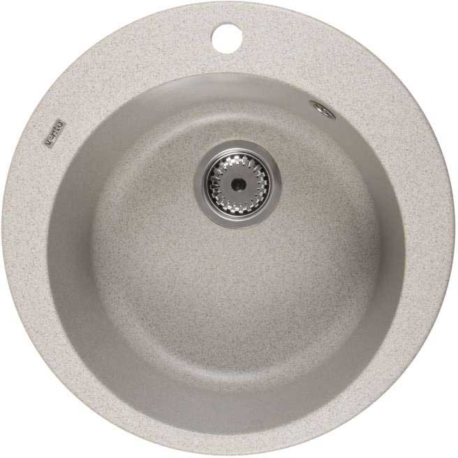 Кухонна мийка VENTOLUX FABIA (TERRA QUARTZ) D500x210