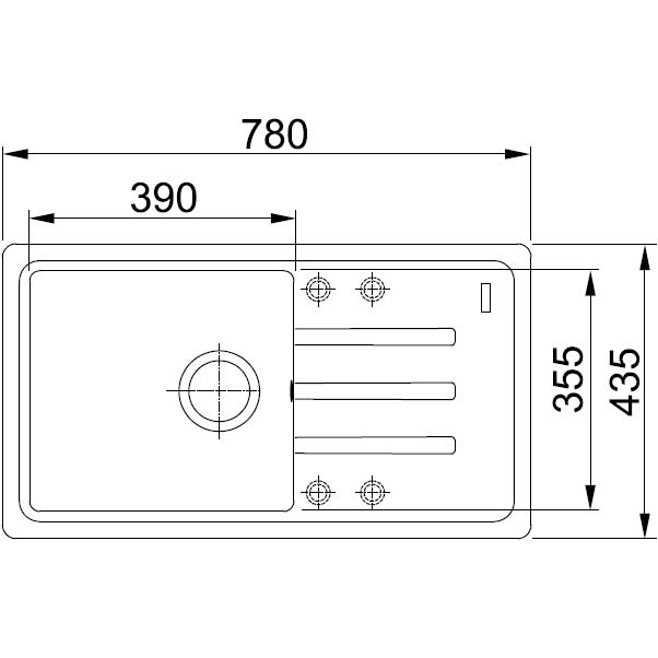 Мойка FRANKE MALTA BSG 611-78 (114.0375.037) Способ монтажа врезной