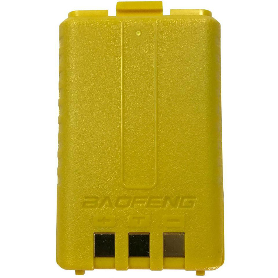 

Аккумуляторная батарея BAOFENG АКБ UV-5R Std Capacity YELLOW, АКБ для UV-5R Std Capacity 1800mAh YELLOW