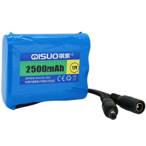 Акумулятор QISUO з елементами Li-ion 18650 12V 2.5A DC5.5x2.1 (QS-12025)