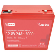 Аккумулятор MERLION LiFePO4 12.8V 24AH Red (LFP12.8-24EB)