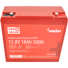 Аккумулятор MERLION LiFePO4 12.8V 18AH Q6 (LFP12.8-18US)