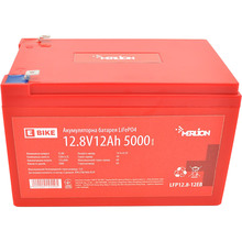 Аккумулятор MERLION LiFePO4 12.8V 12AH Red (LFP12.8-12EB)