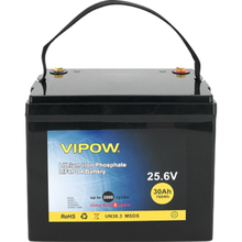 Акумулятор VIPOW 25.6V 30Ah 25A (LiFePO4256-30/25)