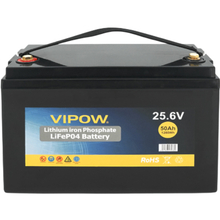 Акумулятор VIPOW 25.6V 50Ah 40A (LiFePO4256-50/40)