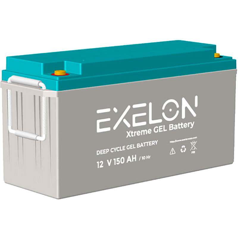 Акумулятор EXELON GEL 12V 150Ah Grey (EXG150-12)
