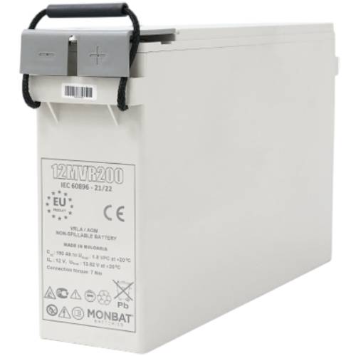 Акумулятор MONBAT FRONT TERMINAL AGM 12V/200Ah (12MVR200)
