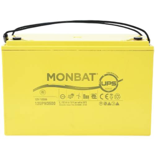 Аккумулятор MONBAT TOP TERMINAL AGM 12V/100Ah (12UPM3500) Емкость 100