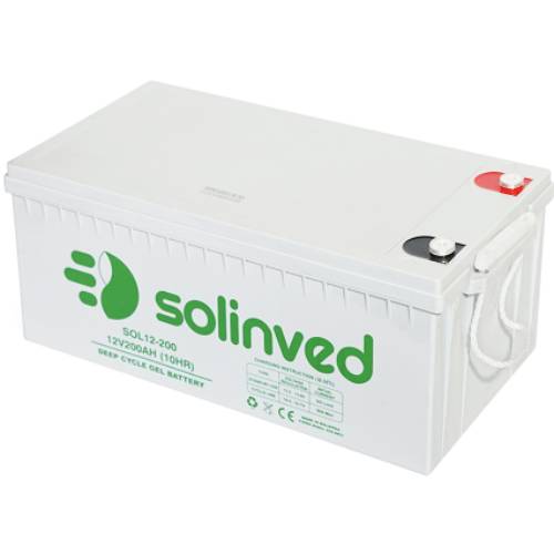 Акумулятор SOLINVED GEL 12V 200Ah Q1/48 Grey (SLG200-12)