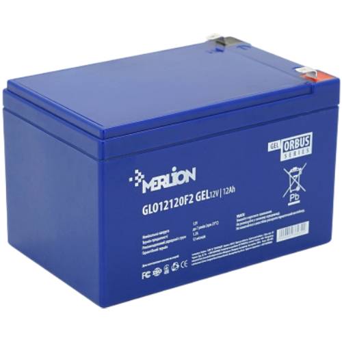 Акумулятор MERLION 12V 12Ah Q6/252 BLUE (GLO12120F2 GEL)