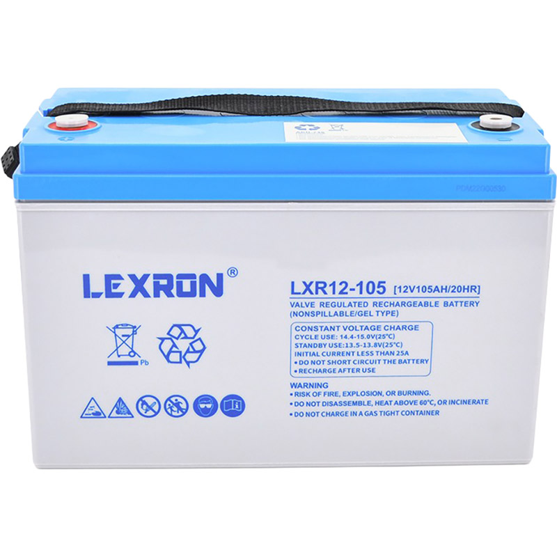 Аккумулятор LEXRON GEL 12V 105Ah Grey (LXR12-105)