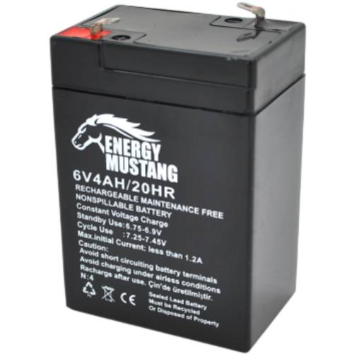 Акумулятор ORBUS EnergyMustang AGM 6V 4Ah (EM640)