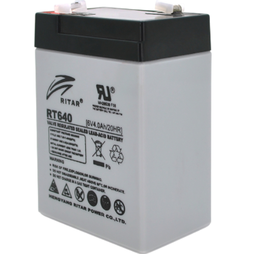 Аккумулятор RITAR AGM 6V 4Ah Gray Case (RT640)