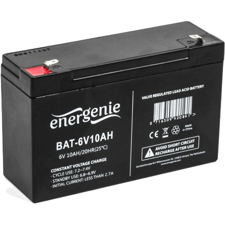 Аккумулятор ENERGENIE BAT-6V10AH (1603017)