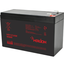 Акумулятор MERLION 12V 9.5Ah Q10/420 Black (HR1234W)