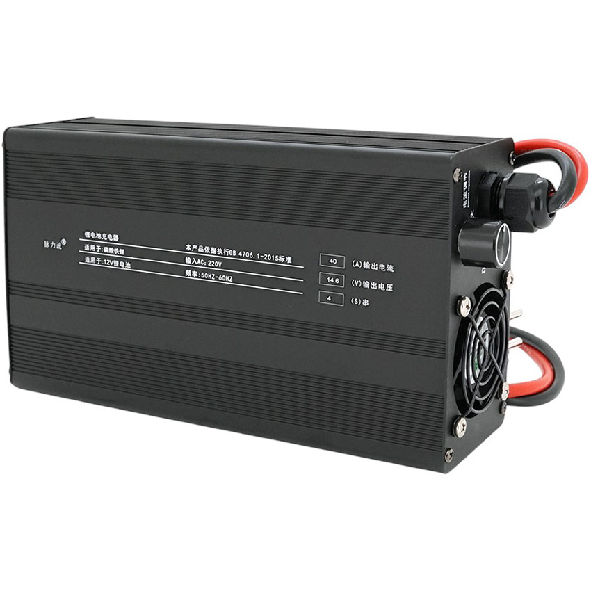 Зарядний пристрій VOLTRONIC YT-1240A-4S-A Сумісність для акумуляторів LiFePO4 12V (14,6V), 4S, 40A