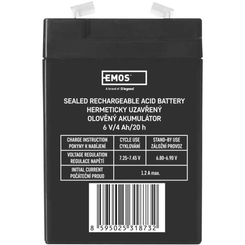 Аккумулятор EMOS B9641 AGM 6V Напряжение 6