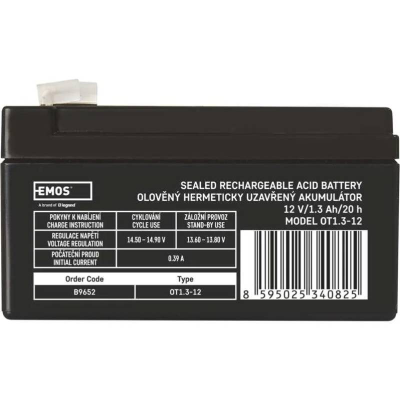 Аккумулятор EMOS B9652 AGM 12V Напряжение 12
