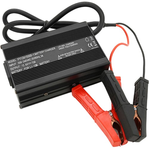 Зарядное устройство VOLTRONIC для аккумуляторов Li-ion 12V 3S 15A с клеммами Clips (YT-1215-LiI)