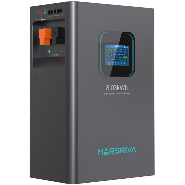 Аккумулятор MARSRIVA LiFePO4 25.6V/314Ah 8.03kWh (MR-LBP24-314-WMT) Тип для ИБП