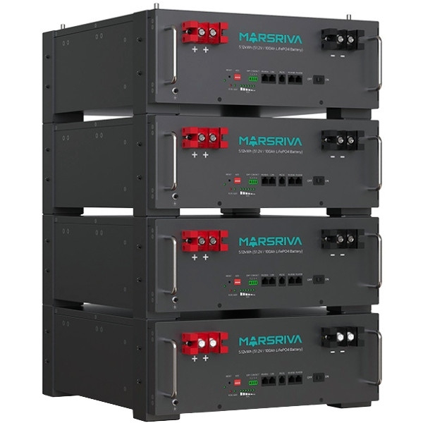 Аккумулятор MARSRIVA MR-LFP5.12-LRT LiFePO4 Battery 51.2V/100Ah Тип для ИБП