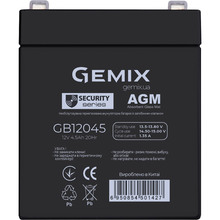 Аккумулятор GEMIX Security Series AGM 12V 4.5Ah (GB12045)