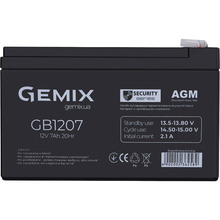 Аккумулятор GEMIX Security Series AGM 12V 7Ah (GB1207B)